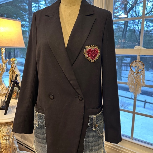 Wildfang Rolling Stones One-of-a-kind statement blazer - Picture 4 of 6